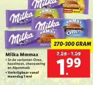 Lidl Milka mmmax aanbieding