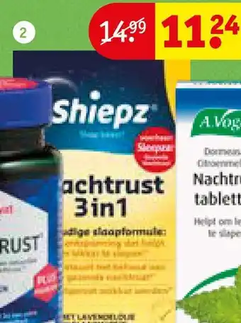 Kruidvat Shiepz nachtrust 3 in 1*** aanbieding