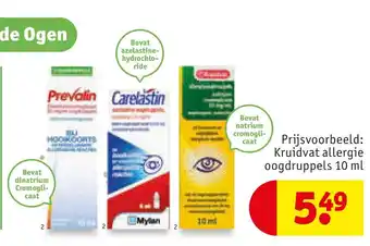 Kruidvat Kruidvat allergie oogdruppels 10 ml aanbieding