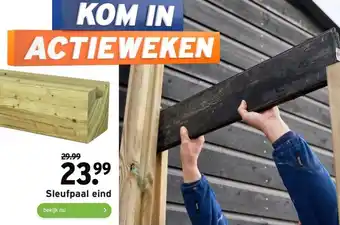 GAMMA Sleufpaal eind aanbieding