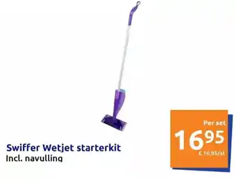 Action Swiffer Wetjet starterkit aanbieding