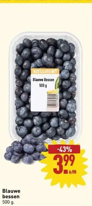 ALDI Blauwe bessen 500 g. aanbieding