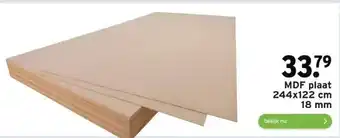 GAMMA Mdf plaat aanbieding
