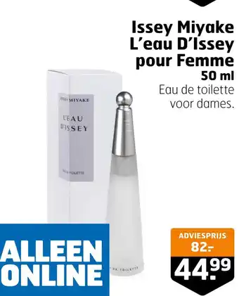 Trekpleister Issey miyake l'eau d'issey pour femme aanbieding