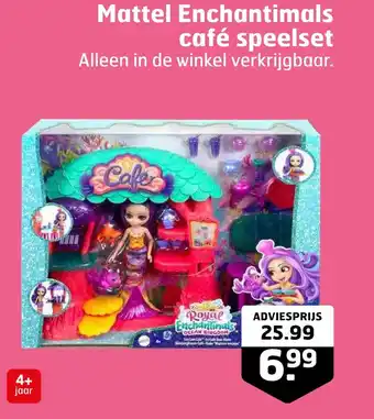 Trekpleister Mattel enchantimals café speelset aanbieding