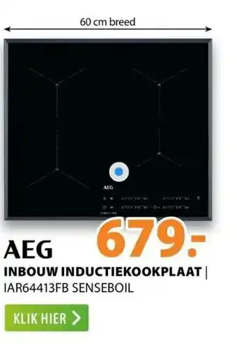 Expert Aeg inbouw inductiekookplaat aanbieding