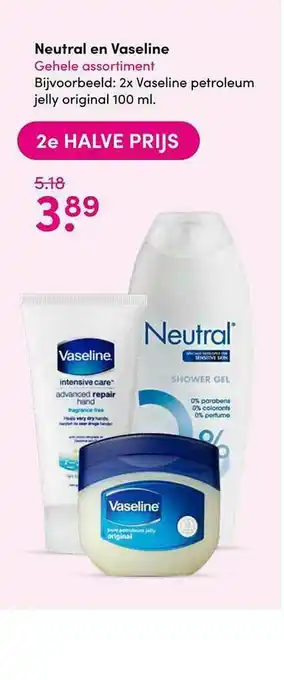 Drogisterij Visser Neutral En Vaseline aanbieding