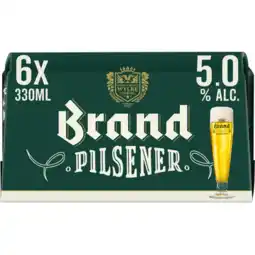 Jumbo Brand pilsener blikken 6 x 330ml aanbieding