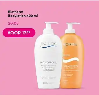 Drogisterij Visser Biotherm Bodylotion 400 Ml aanbieding