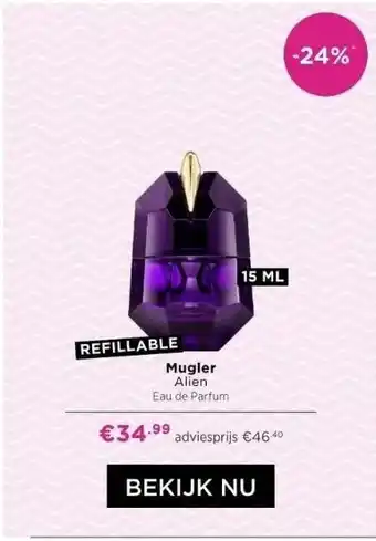 ICI Paris XL Mugler alien eau de parfum aanbieding