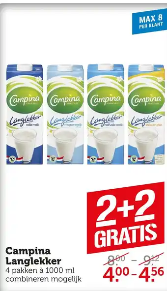 Coop Campina langlekker aanbieding