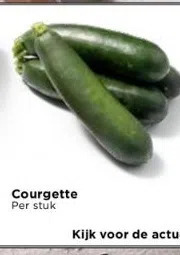 Vomar Courgette per stuk aanbieding