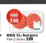 Vomar Voordeelmarkt Runder angus burger bbq xl-burgers  pak 2 stuks aanbieding