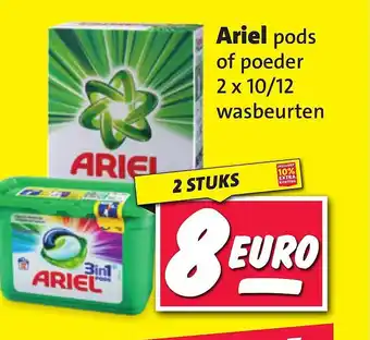 Nettorama Ariel pods of poeder aanbieding