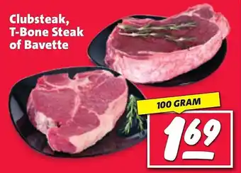 Nettorama Clubsteak, t-bone steak of bavette aanbieding