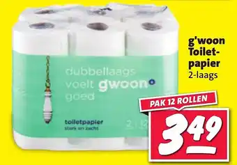 Nettorama G'woon toiletpapier 2-laags aanbieding