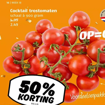 Poiesz Cocktail trostomaten aanbieding