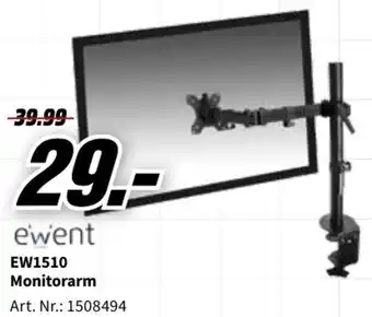 MediaMarkt Ewent Monitorarm | EW1510 aanbieding