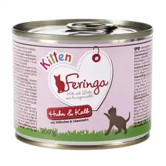 Zooplus 1,6kg purizon kitten kip & vis + feringa kitten kip & kalf aanbieding