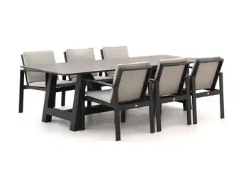 Kees Smit Bellagio vezzano/bresimo 260cm dining tuinset 7-delig - laagste prijsgarantie! aanbieding