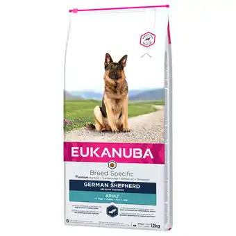 Zooplus 12kg german shepherd/duitse herder eukanuba breed specific hondenvoer aanbieding