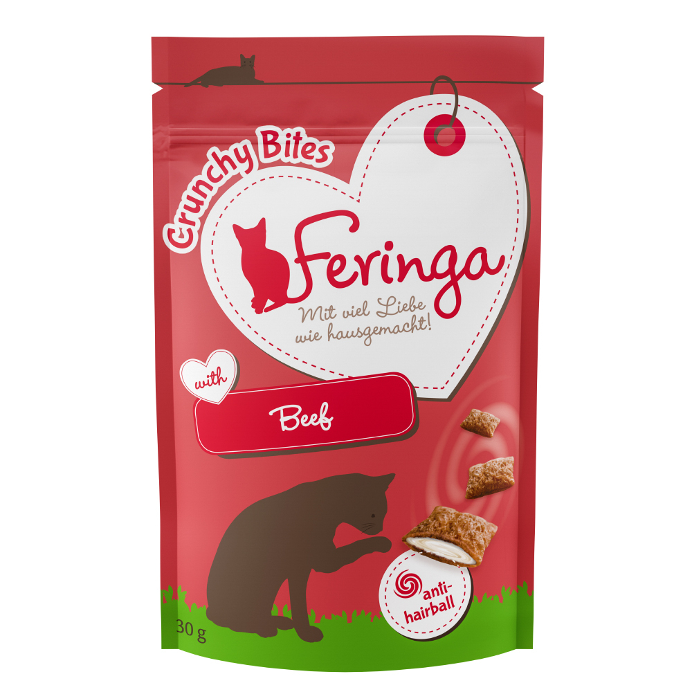 30g crunchy bites rund feringa kattensnacks aanbieding bij Zooplus