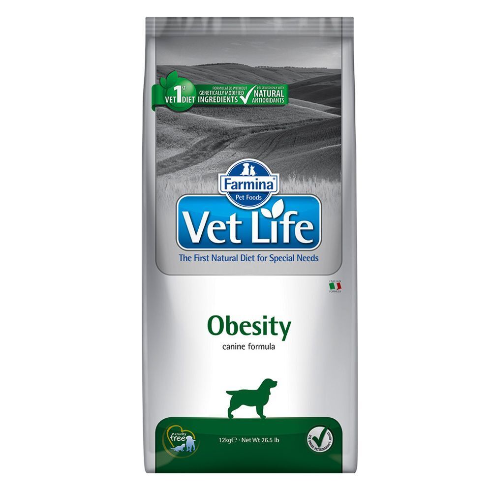 12kg farmina vet life dog obesity droogvoer voor honden aanbieding bij ...