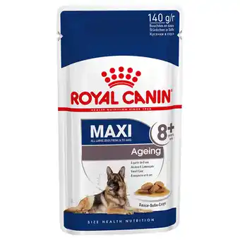 Zooplus 40x140g maxi ageing 8+ royal canin hondenvoer aanbieding