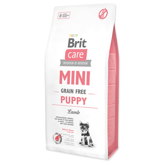 Zooplus 2x 7kg brit care mini graanvrij puppy lam hondenvoer droog aanbieding