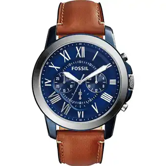 Douglas Fossil chronograaf edelstaal aanbieding