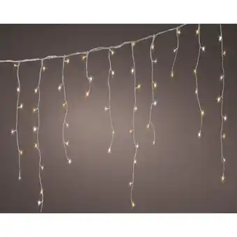 Praxis Decoris lichtgordijn 10 functies warm wit/klassiek wit 70 cm aanbieding