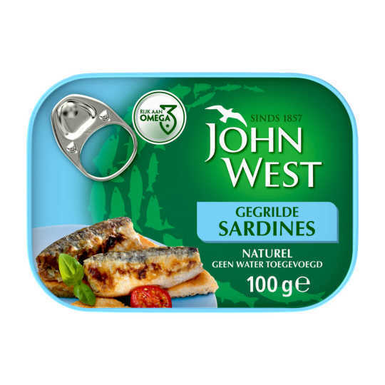 John west gegrilde sardines aanbieding bij Coop