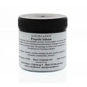 Vitamins Natura sanat propolis balsem 60 ml aanbieding