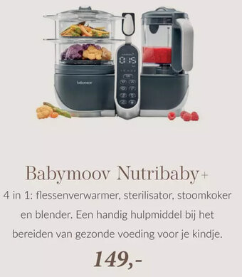 Babypark Babymoov Nutribaby + aanbieding