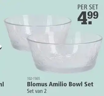 Marskramer Blomus Amilio Bowl Set Set van 2 aanbieding