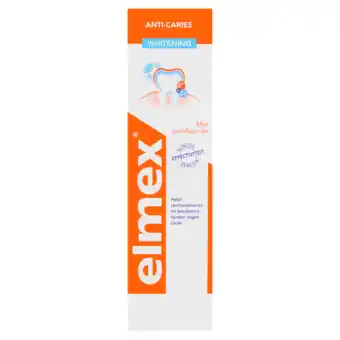 Jumbo Elmex anti-cariës whitening tandpasta 75ml aanbieding
