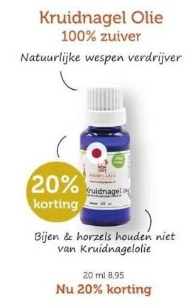 De Rode Pilaren Kruidnagel olie 100% zuiver aanbieding