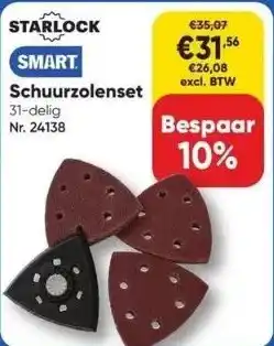 Toolstation Schuurzolenset 31-delig aanbieding