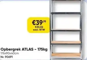 Toolstation Opbergrek atlas - 175kg aanbieding