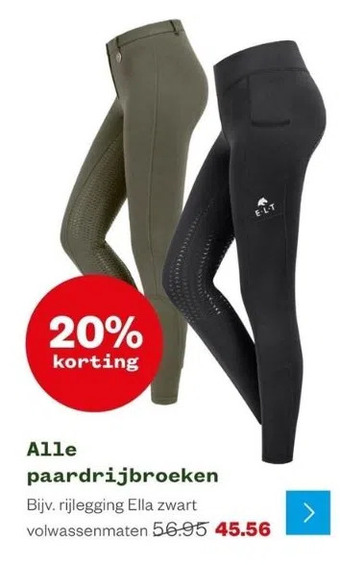Welkoop Alle paardrijbroeken aanbieding