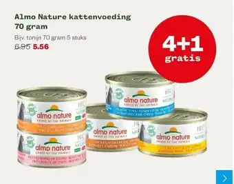 Welkoop Almo nature kattenvoeding 70 gram aanbieding