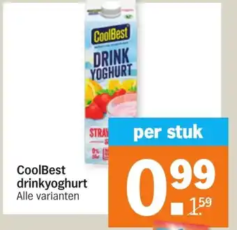 Albert Heijn Coolbest drinkyoghurt aanbieding