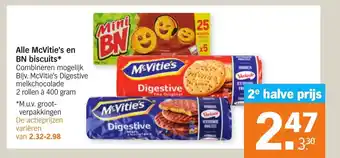 Albert Heijn Alle mcvitie's en BN biscuts aanbieding