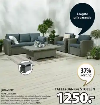 Jysk Vemb loungeset aanbieding