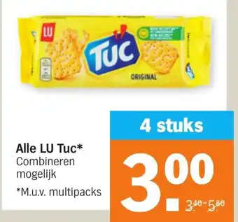 Albert Heijn Alle lu tuc aanbieding