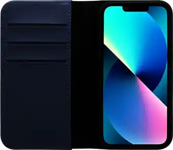 Coolblue Bluebuilt apple iphone 13 book case leer blauw aanbieding