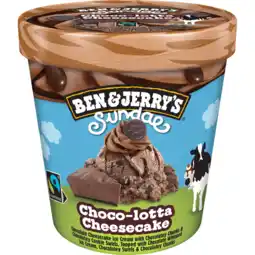 Jumbo Ben & jerry's ijs choco-lotta cheesecake sundae 427ml aanbieding