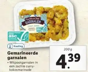 Lidl Gemarineerde garnalen aanbieding