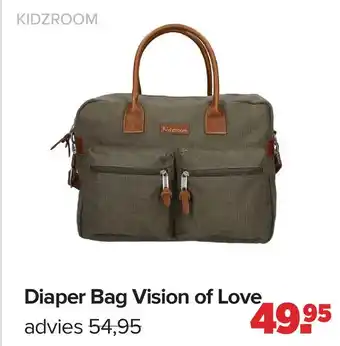 Baby-Dump Diaper bag vision of love aanbieding