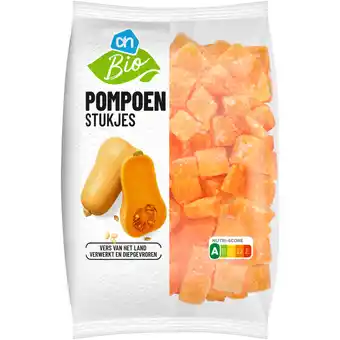 Albert Heijn Ah biologisch pompoen stukjes aanbieding